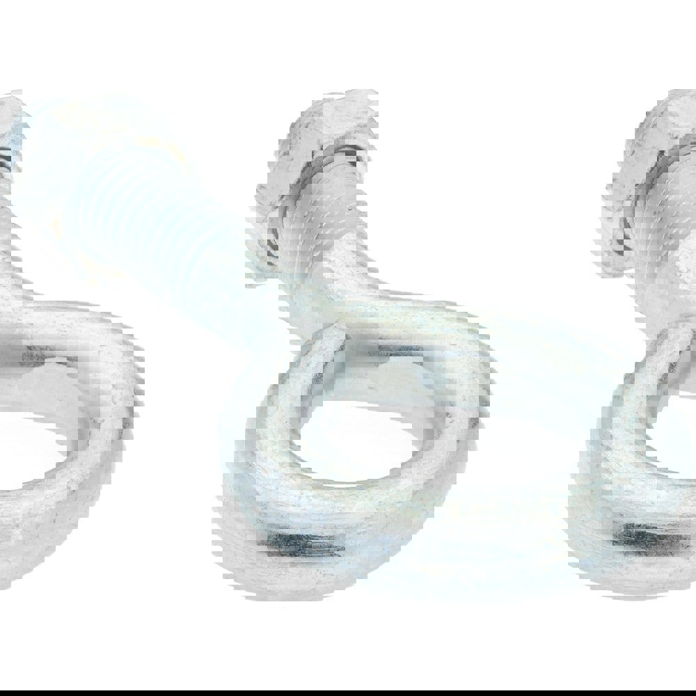 1/2-13, Zinc-Plated Finish, Steel Wire Turned Open Eye Bolt